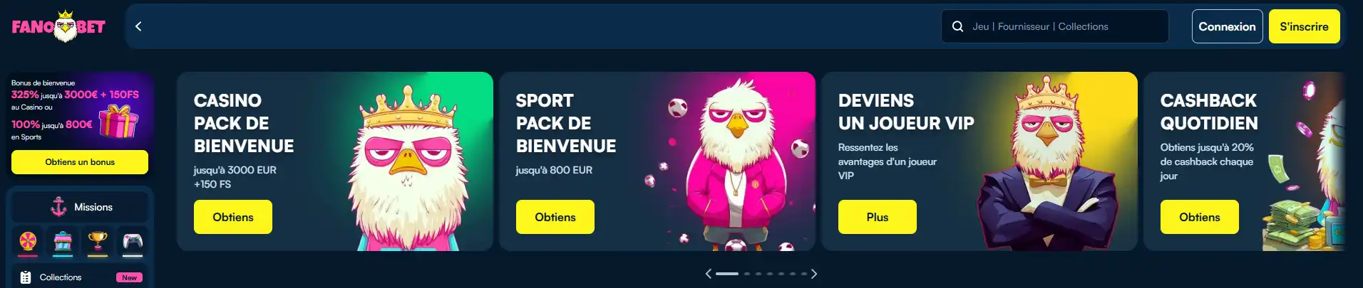 fanobet casino bonus
